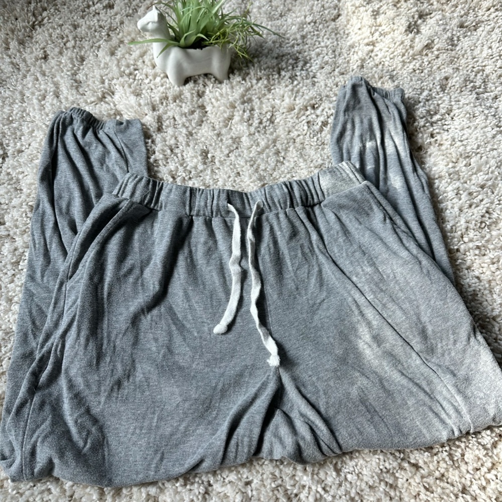 Leo Rosi Light Grey Drawstring Lazy Loungey Loung… - image 2